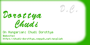 dorottya chudi business card